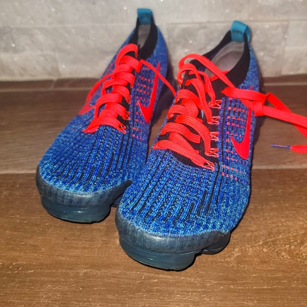 Vapormax Flyknit 3 Blue Fury size 6men women 7.5